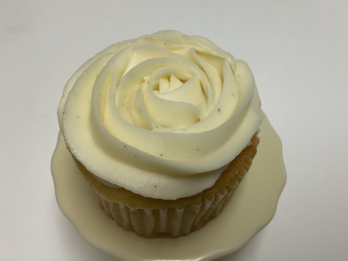 Vanilla Vanilla Mini Cupcakes — Dozen