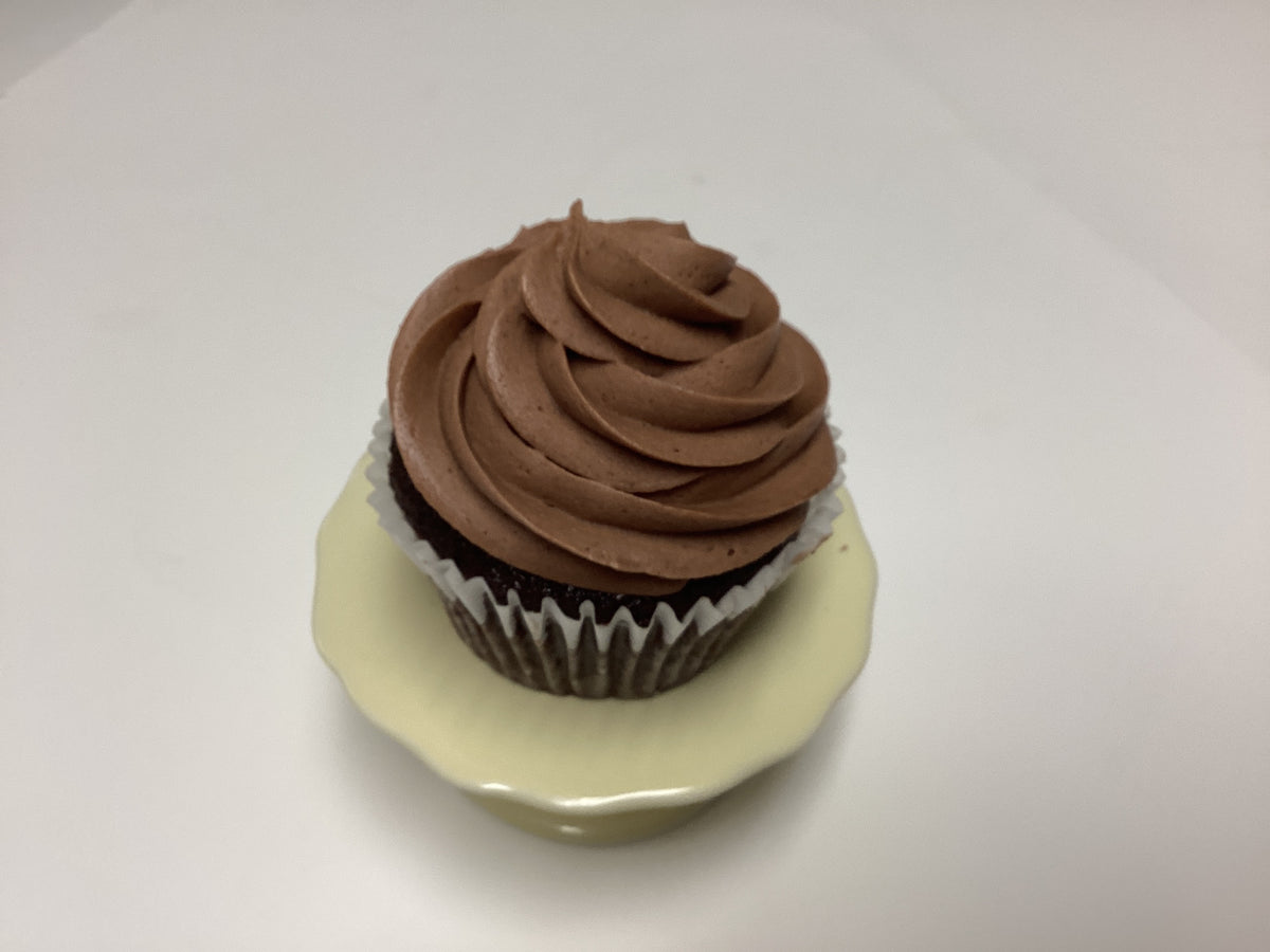 Chocolate Chocolate Mini Cupcakes — Dozen