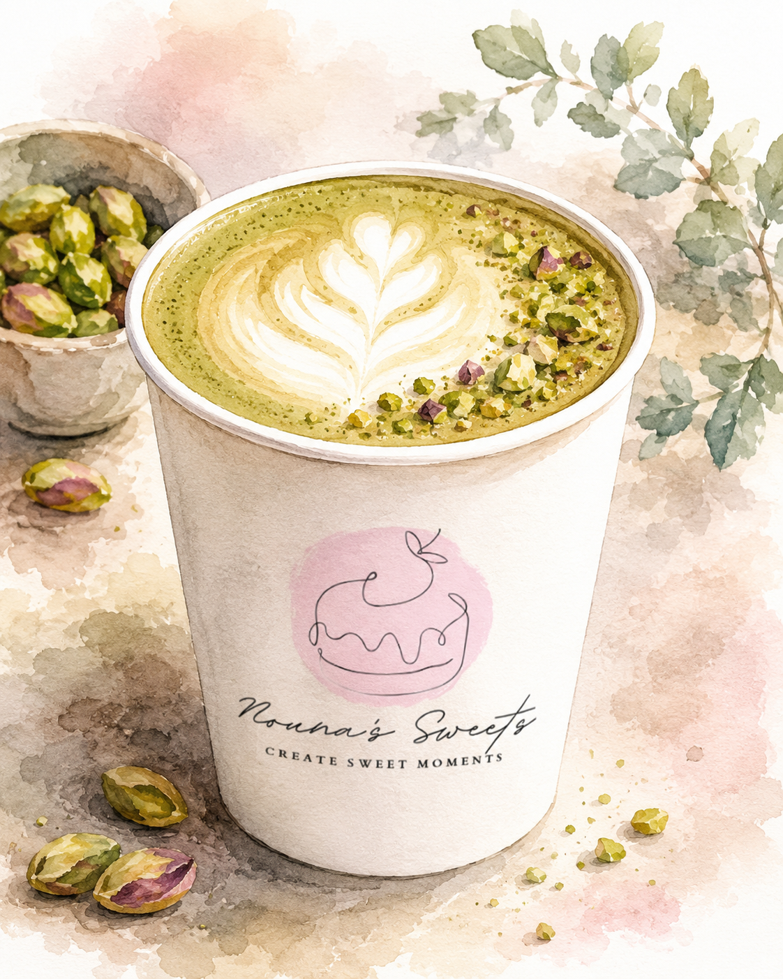 Pistachio Latte