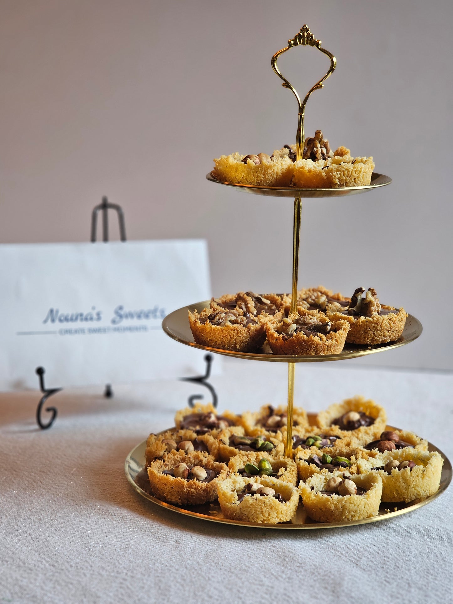 Mini Nutella Kunafa Cups