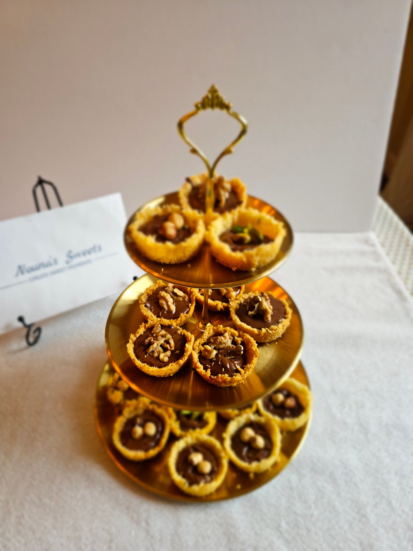 Mini Nutella Kunafa Cups