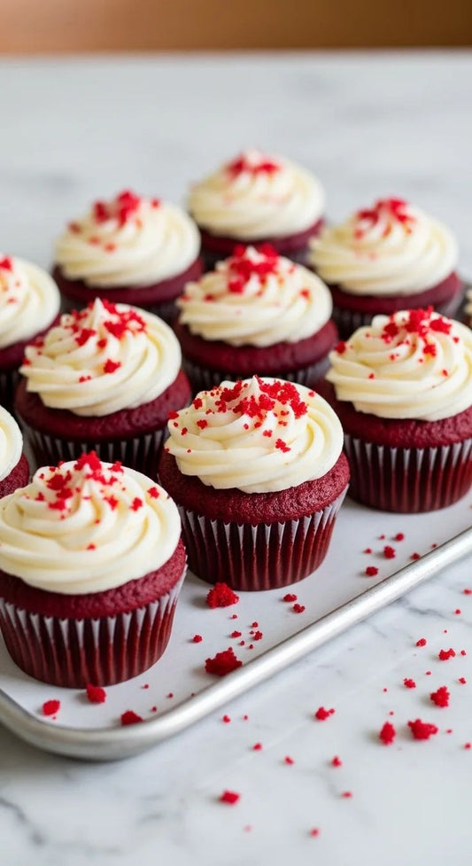 Red Velvet Mini Cupcakes — Dozen