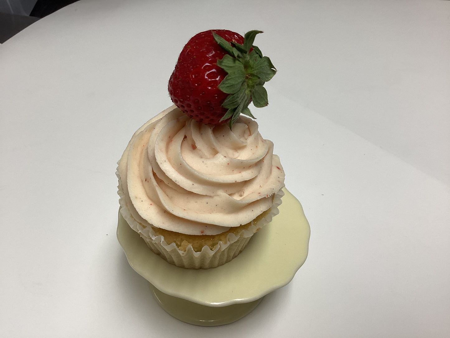 Strawberry Filled Cupcake
