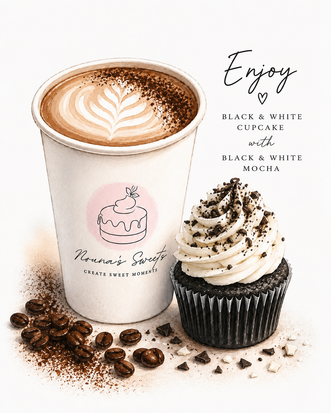 Black & White Mocha
