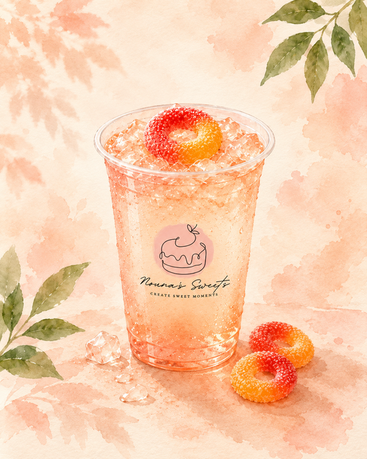 Peach Lotus Swirl