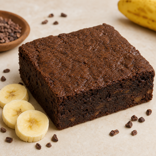 Chocolate Banana Brownie (No Sugar Added)