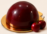 Chocolate Domes — Dark Cherry