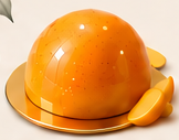 Chocolate Domes — Mango Passion Fruit