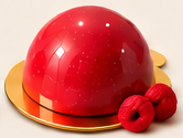 Chocolate Domes — Raspberry