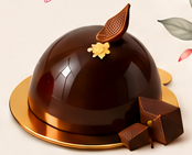 Chocolate Domes — Triple Chocolate