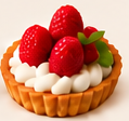 Raspberry Cream Tart — Regular — 3 inch